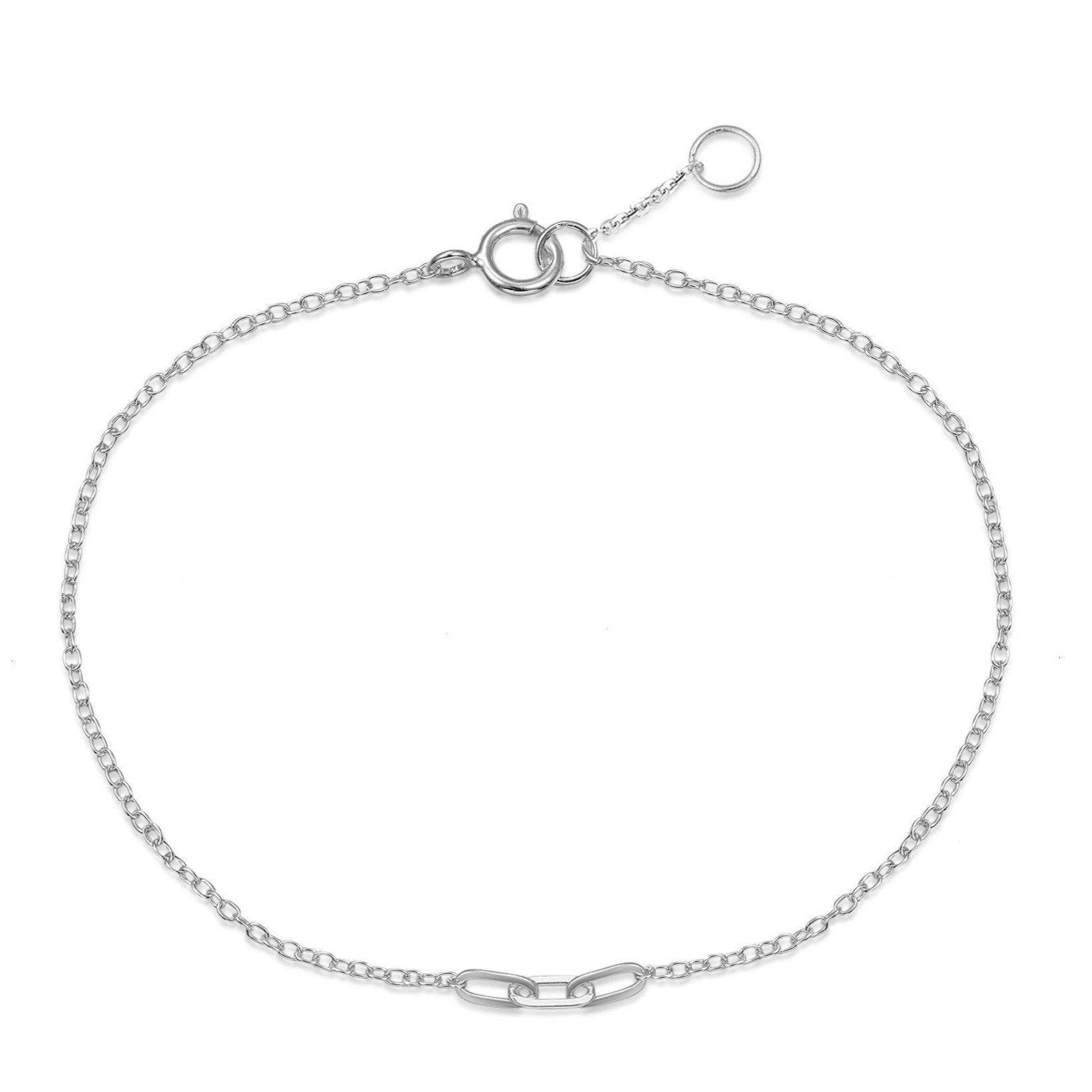 Chic Link Silver Bracelet