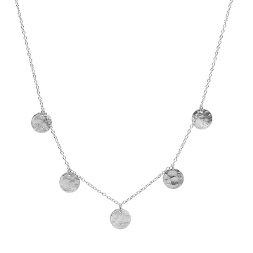 Gypsy Coin Silver Necklace