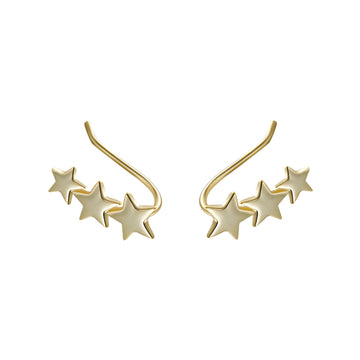 Stars Constellation Crawler Earrings