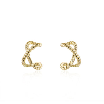 Criss Cross Cuffs Earring