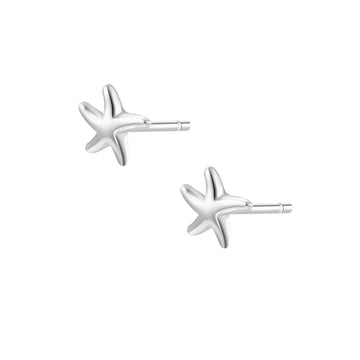 Starfish Studs Silver Earrings