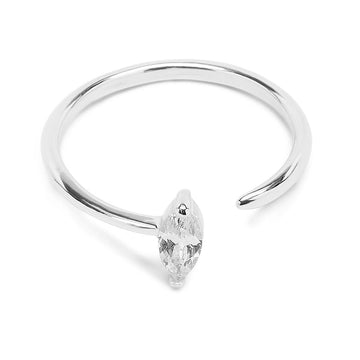 Simple Stacking Silver Ring