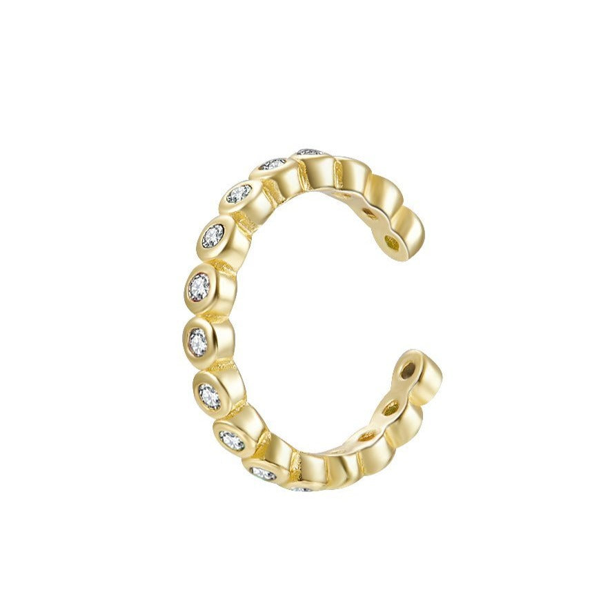 CZ Braided Cuff Earring