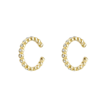 CZ Braided Cuff Earring