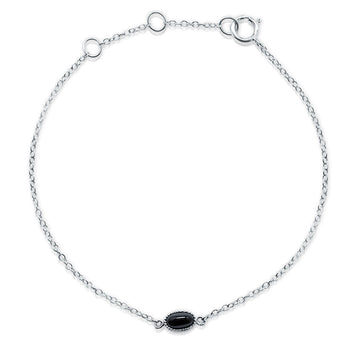 My Onyx Lover Silver Bracelet