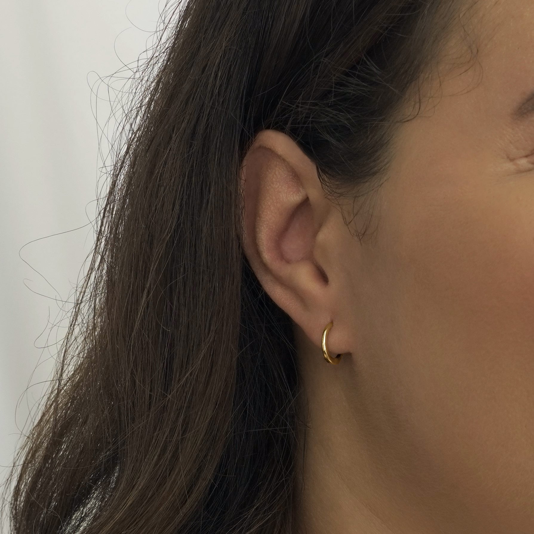 Infinity Huggie Earrings