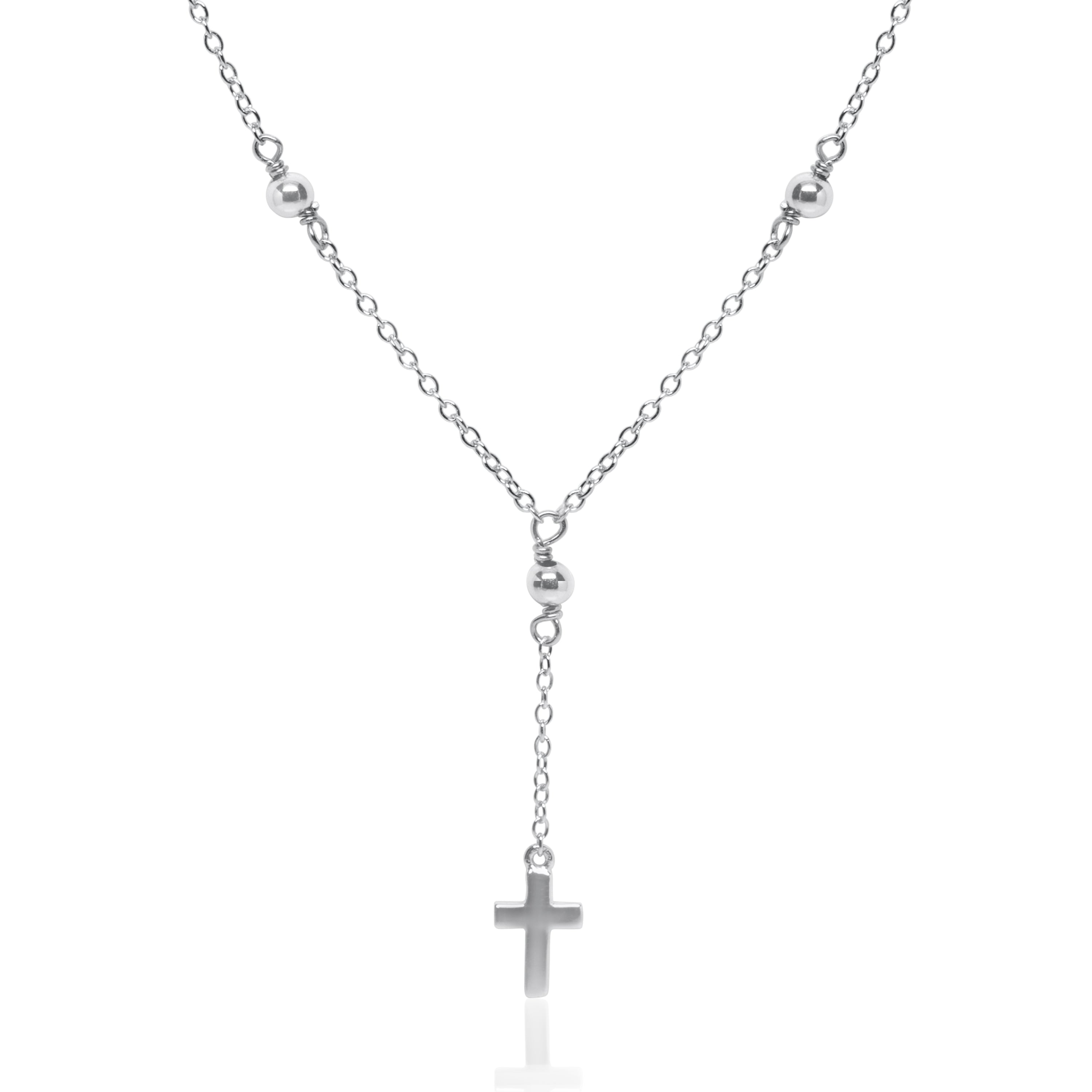 Rosary Cross Necklace
