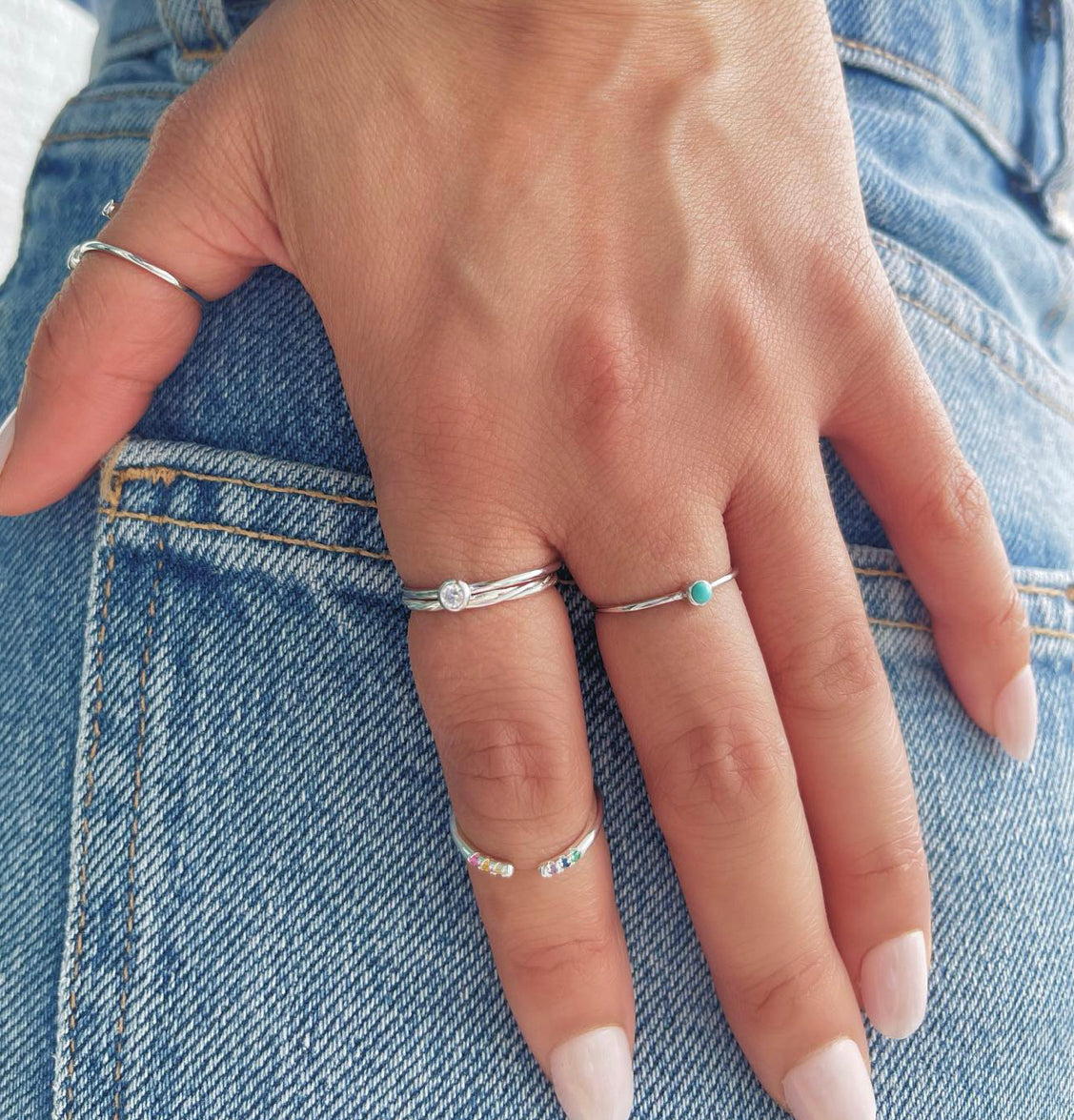 Turquoise Skies Silver Ring