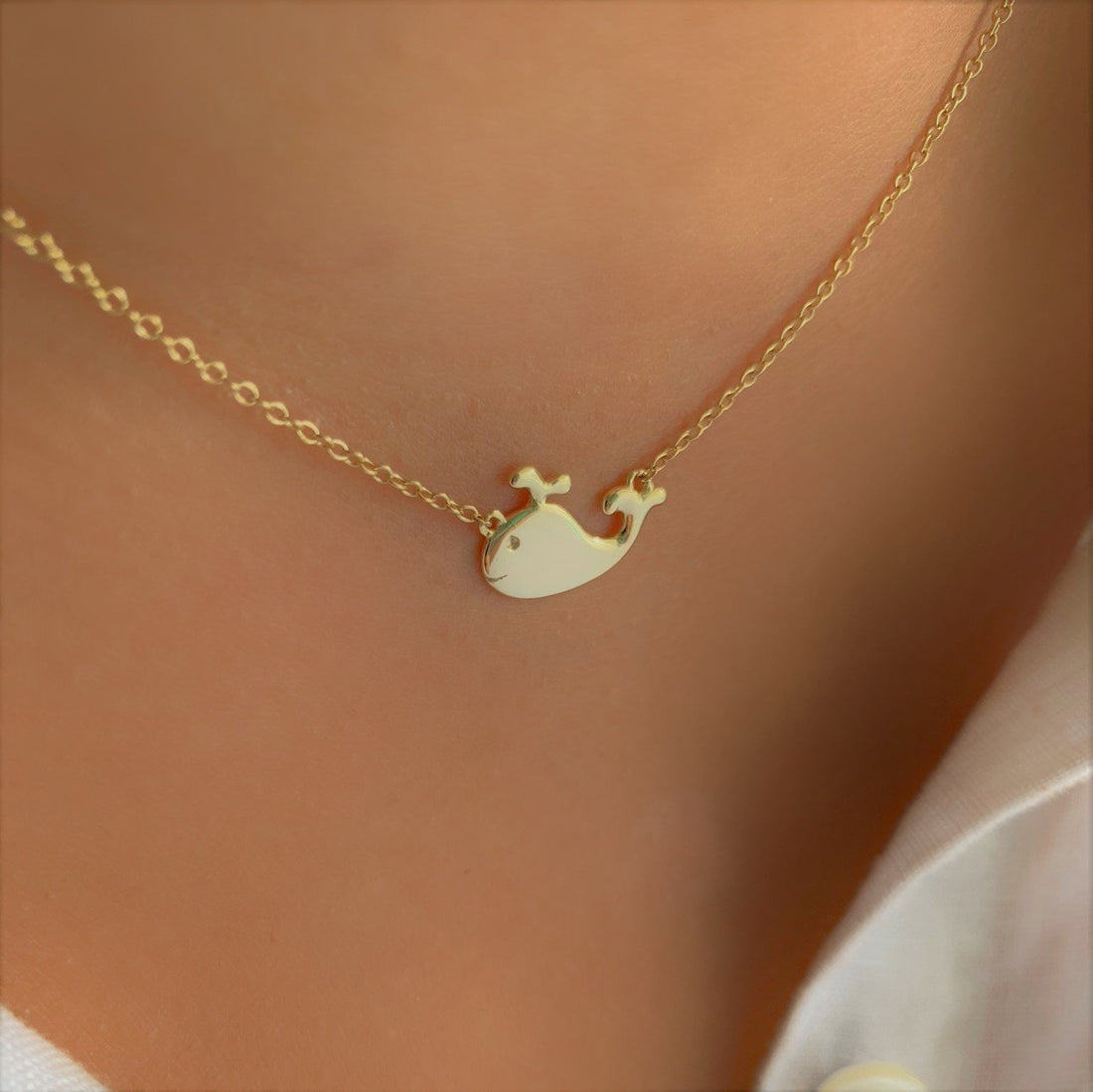 Baby Whale Necklace