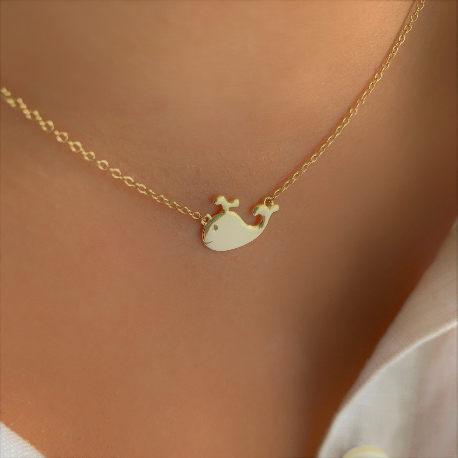 Baby Whale Necklace